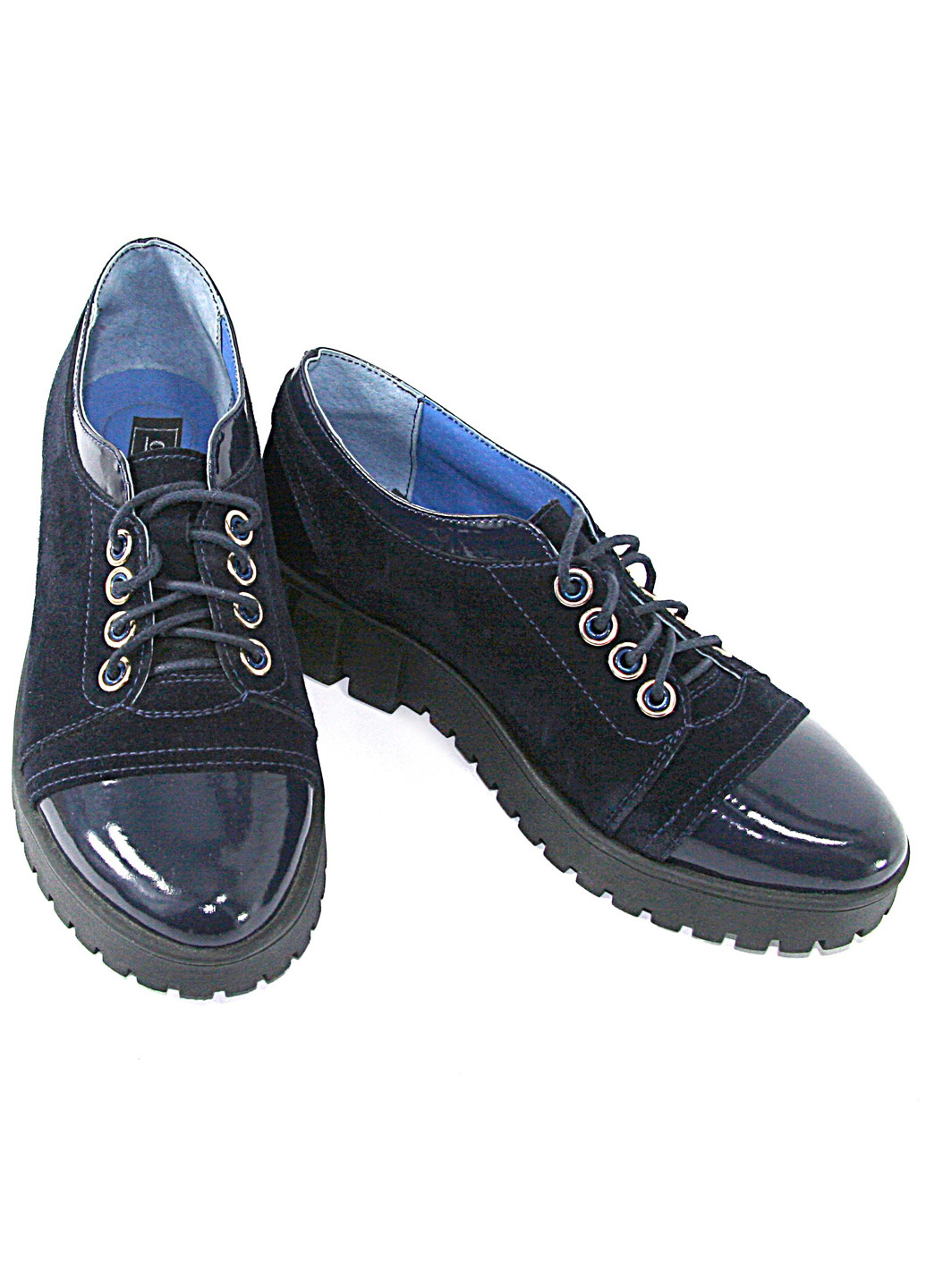 Mila Туфли синий з натуральная замша, — демисезон (360976384)