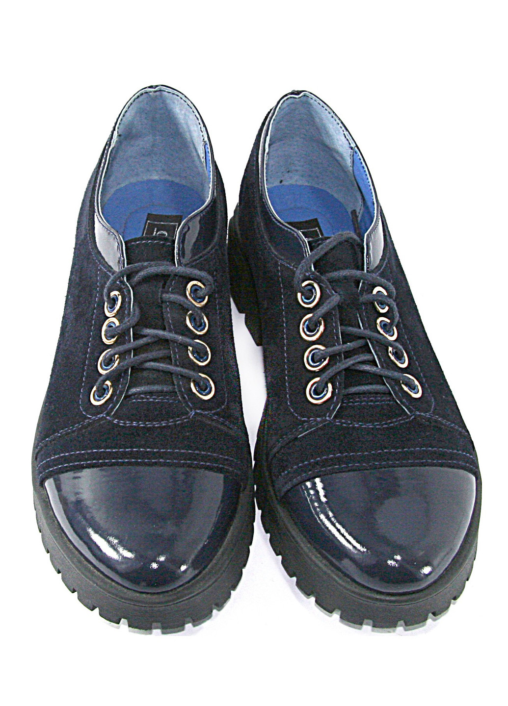 Mila Туфли синий з натуральная замша, — демисезон (360976384)