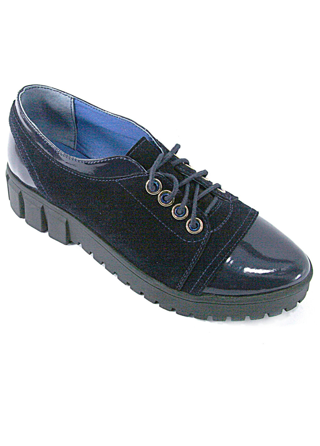 Mila Туфли синий з натуральная замша, — демисезон (360976384)