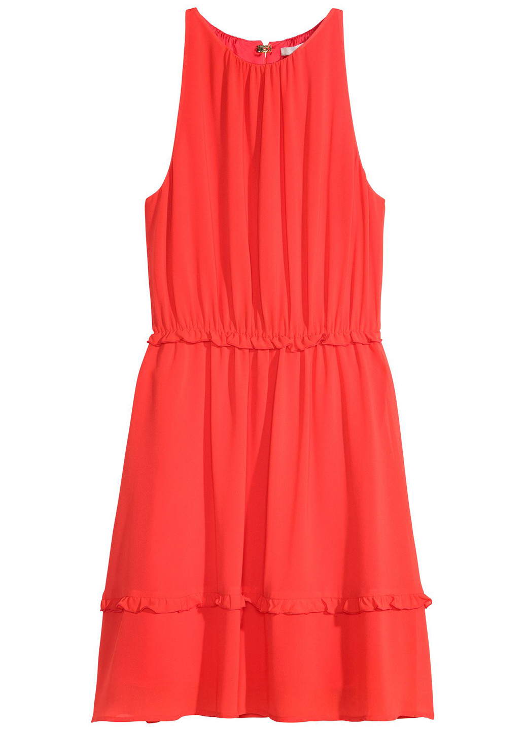 Коралова кежуал плаття, сукня H&M однотонна