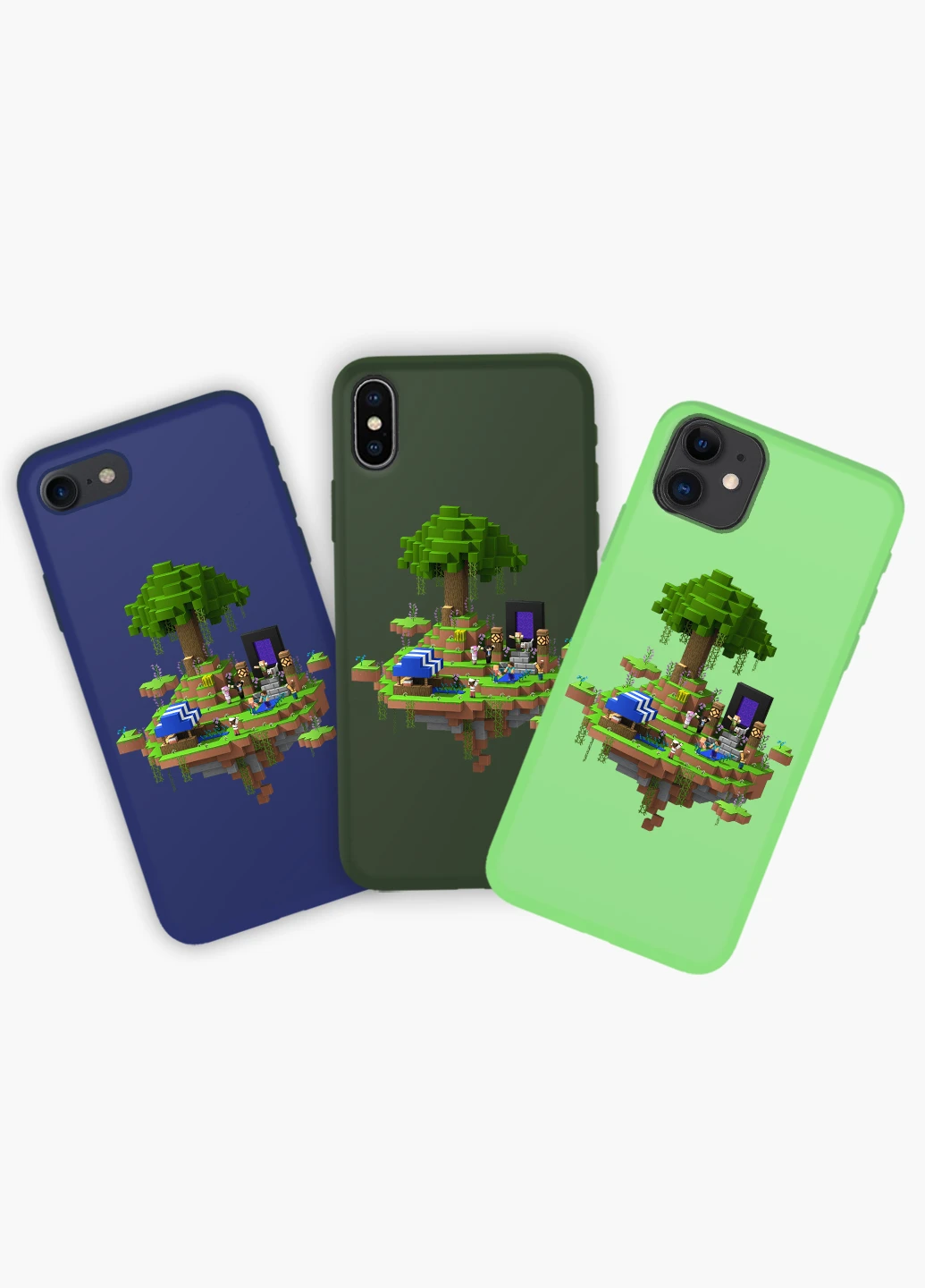 Чехол силиконовый Apple Iphone 7 Майнкрафт (Minecraft) (17361-1177) MobiPrint (219347982)