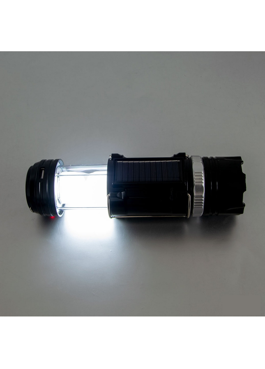 Фонарик фонарь туристический кемпинговый аккумуляторный с солнечной панелью в палатку (30362-Нов) Francesco Marconi (252822721)