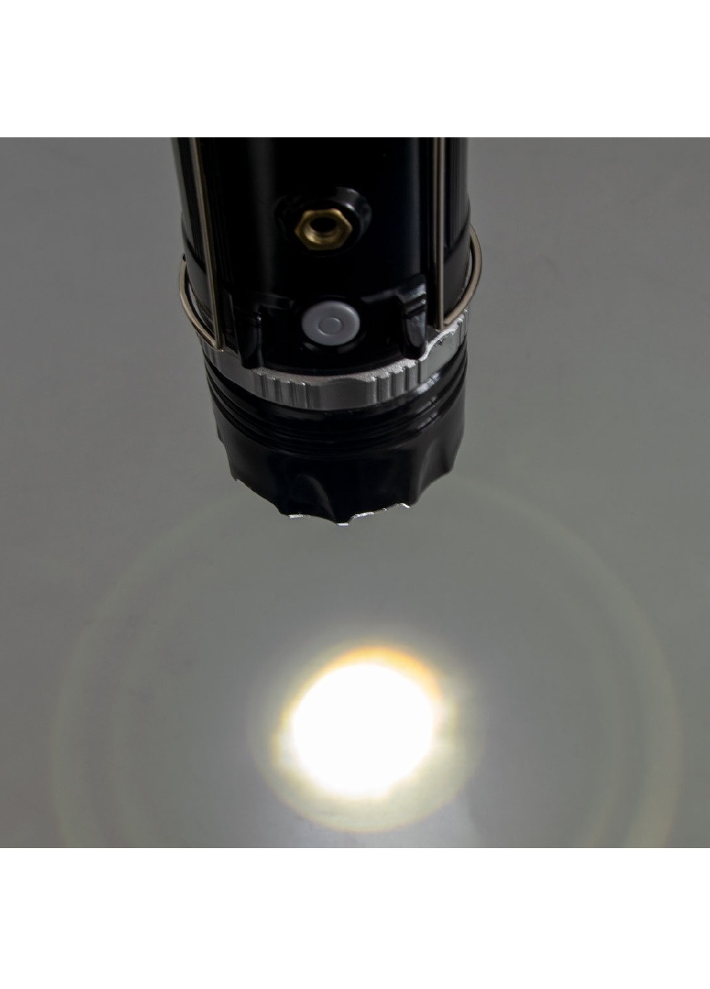 Ліхтарик ліхтар туристичний кемпінговий акумуляторний з сонячною панеллю в намет (30362-Нов) Francesco Marconi (252822721)