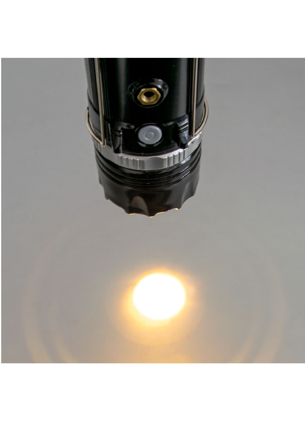 Ліхтарик ліхтар туристичний кемпінговий акумуляторний з сонячною панеллю в намет (30362-Нов) Francesco Marconi (252822721)