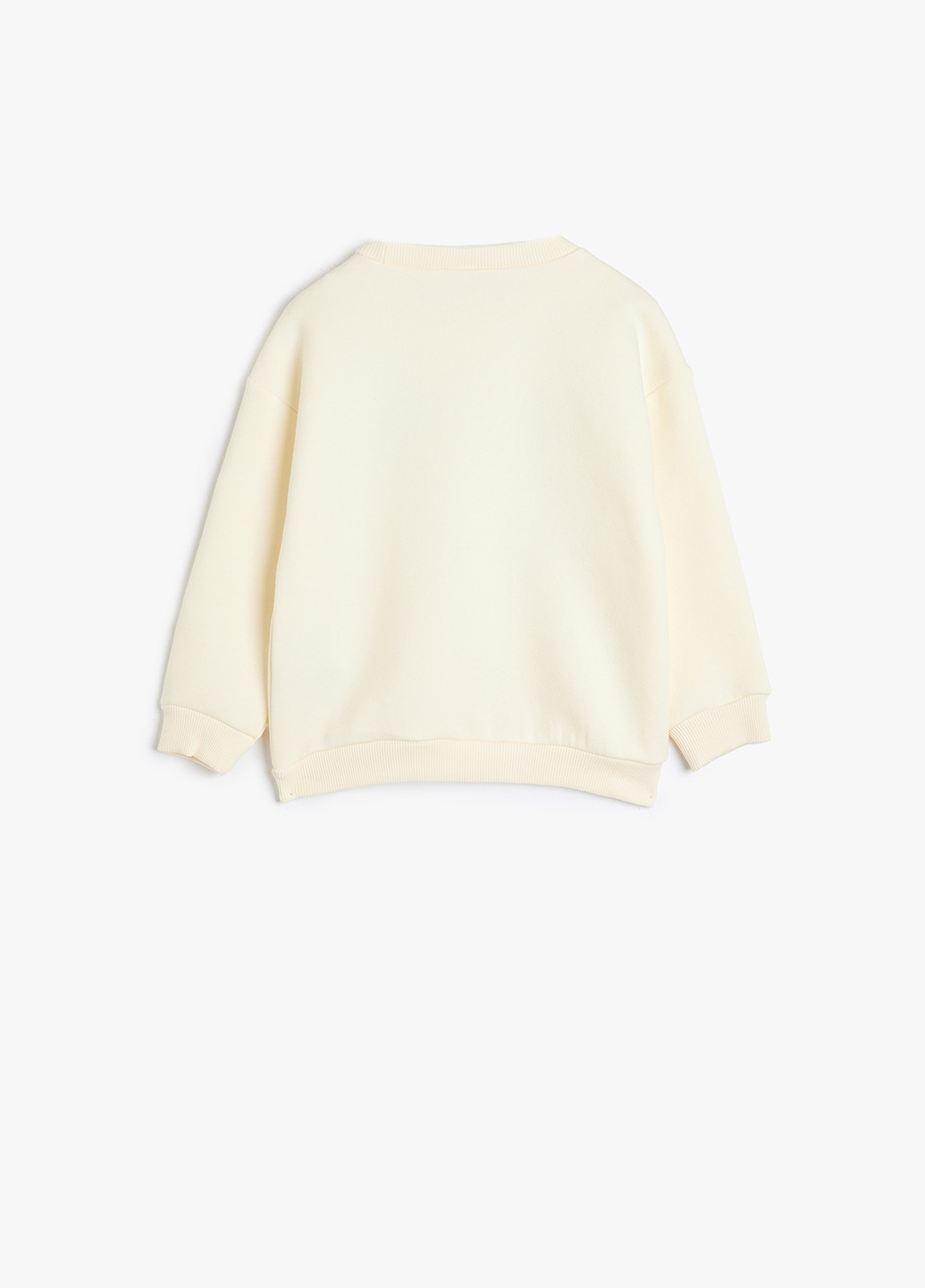 KOTON світшот малюнок молочний кежуал бавовна, трикотаж