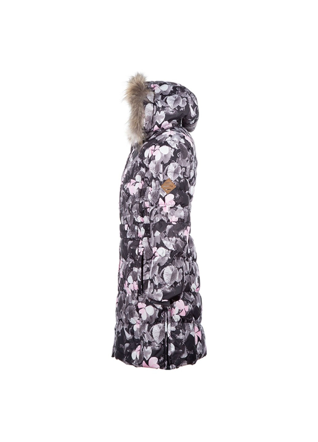 Сіре зимнє Пальто-пуховик YASMINE Huppa