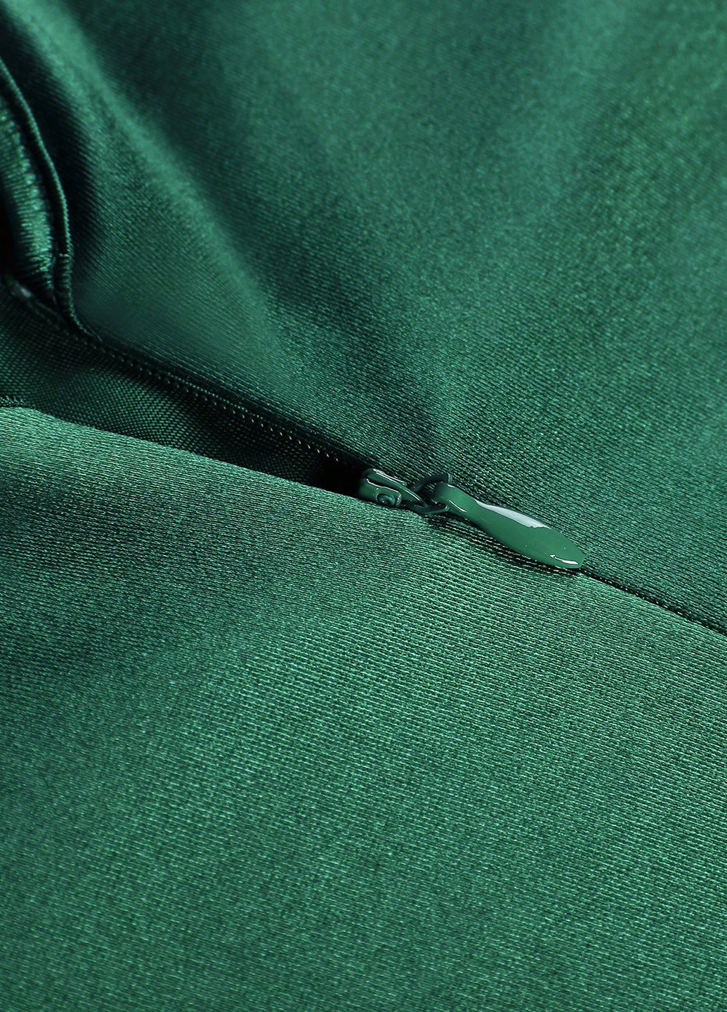 Темно-зелена вечірня сукня годе SHEIN однотонна