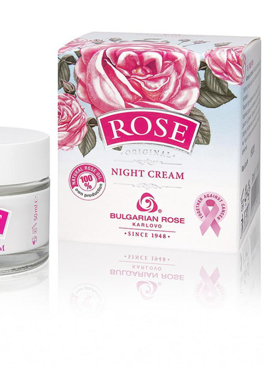 Ночной крем для лица Rose Original от 50 мл Bulgarian Rose (253774279)