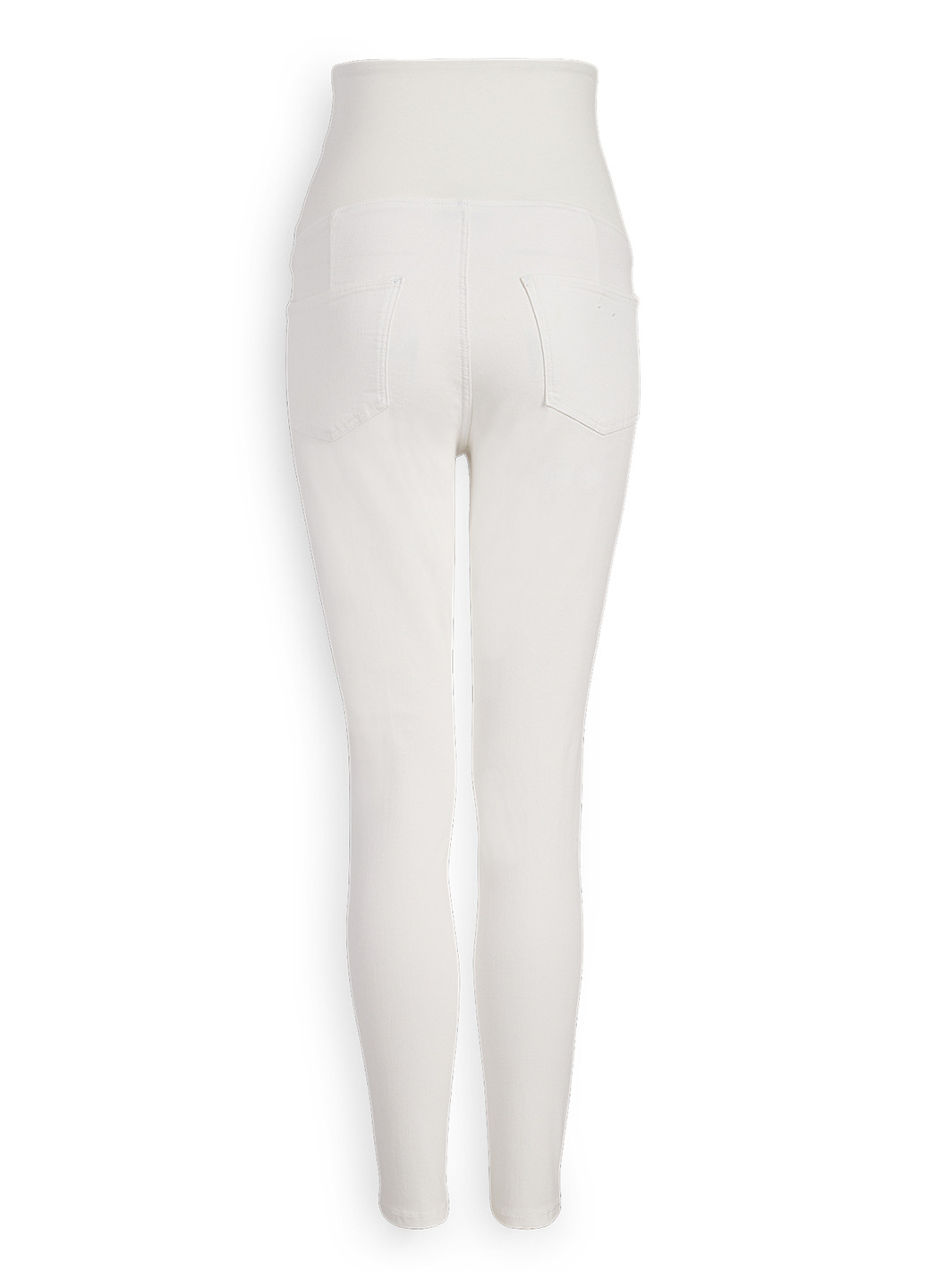 Белые демисезонные джеггинсы для беременных C&A