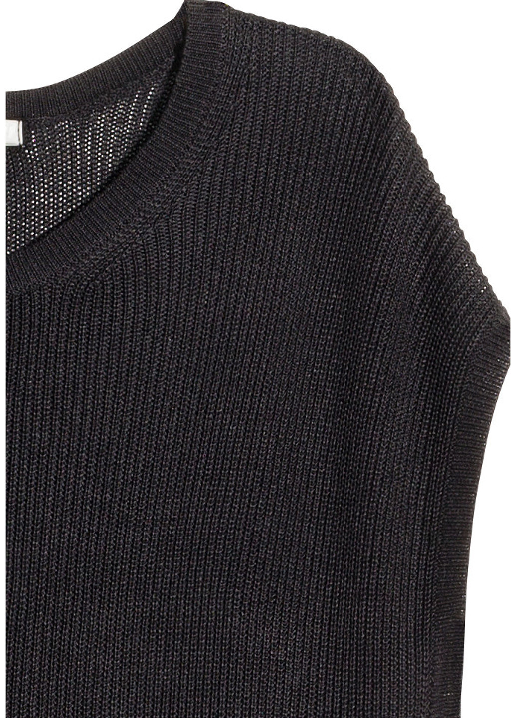 Чорна кежуал сукня сукня светр H&M однотонна