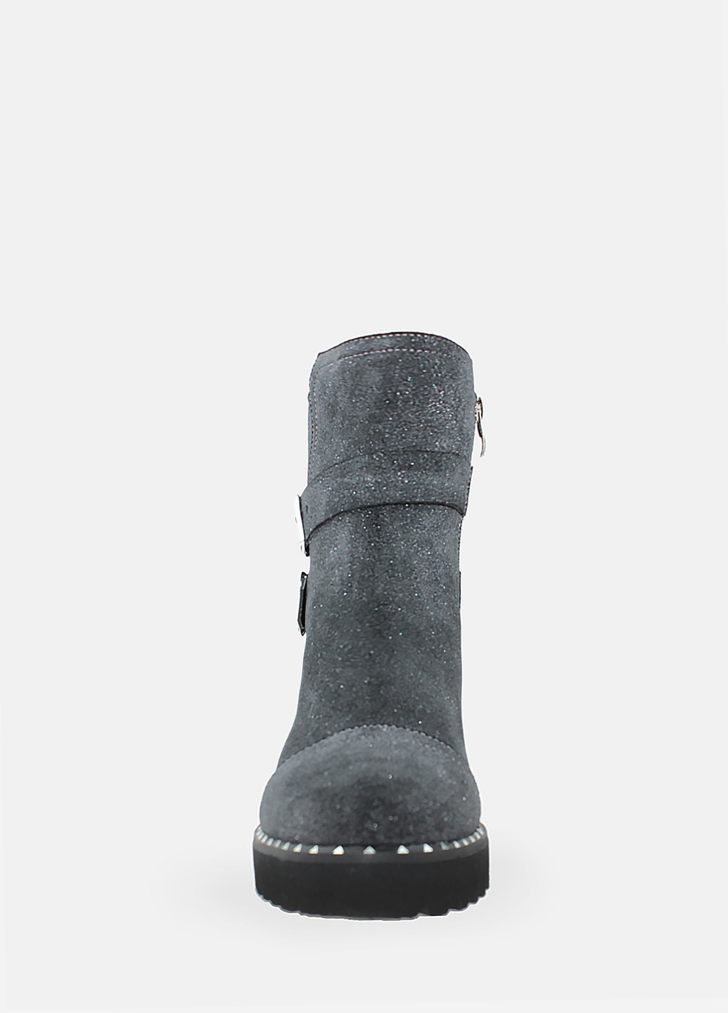 Зимние ботинки rf36462-11 серый Favi из натуральной замши