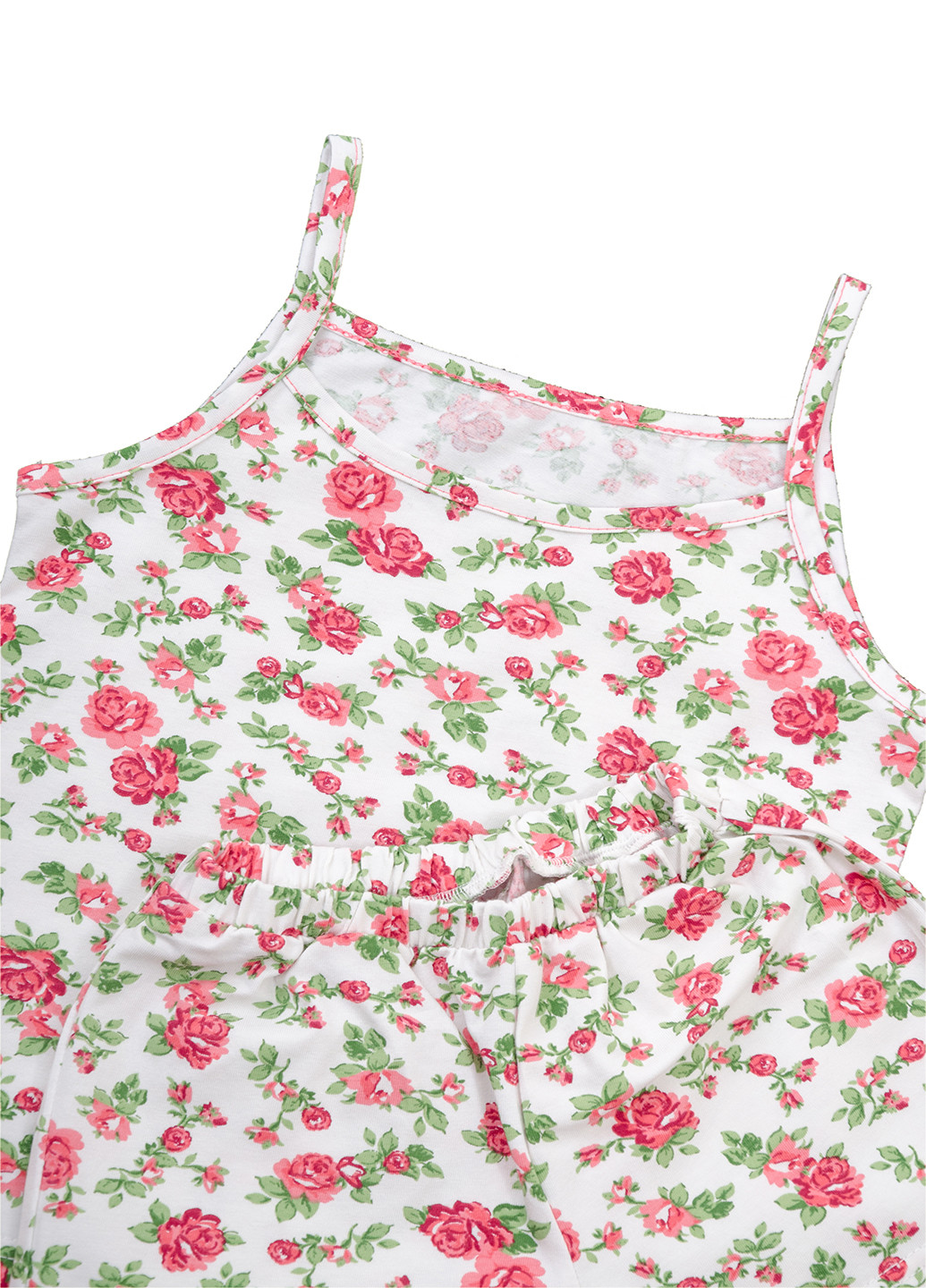 Молочный летний комплект (майка, шорты) NEL