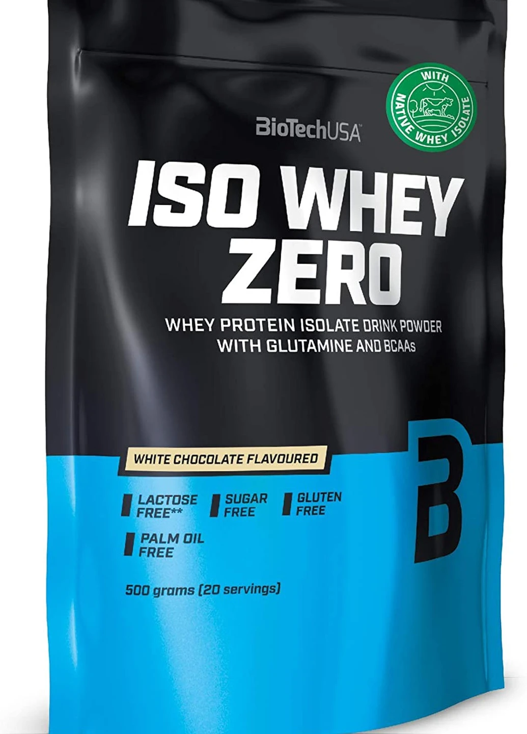 Протеїн Iso Whey Zero 500 g (White chocolate) Biotech (255022758)
