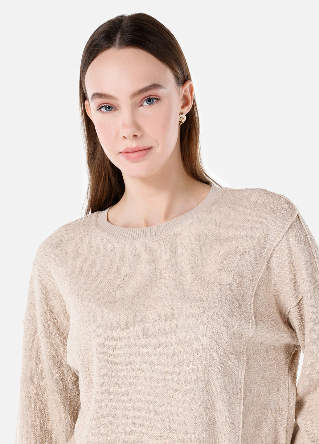 Светло-бежевый демисезонный джемпер джемпер Colin's