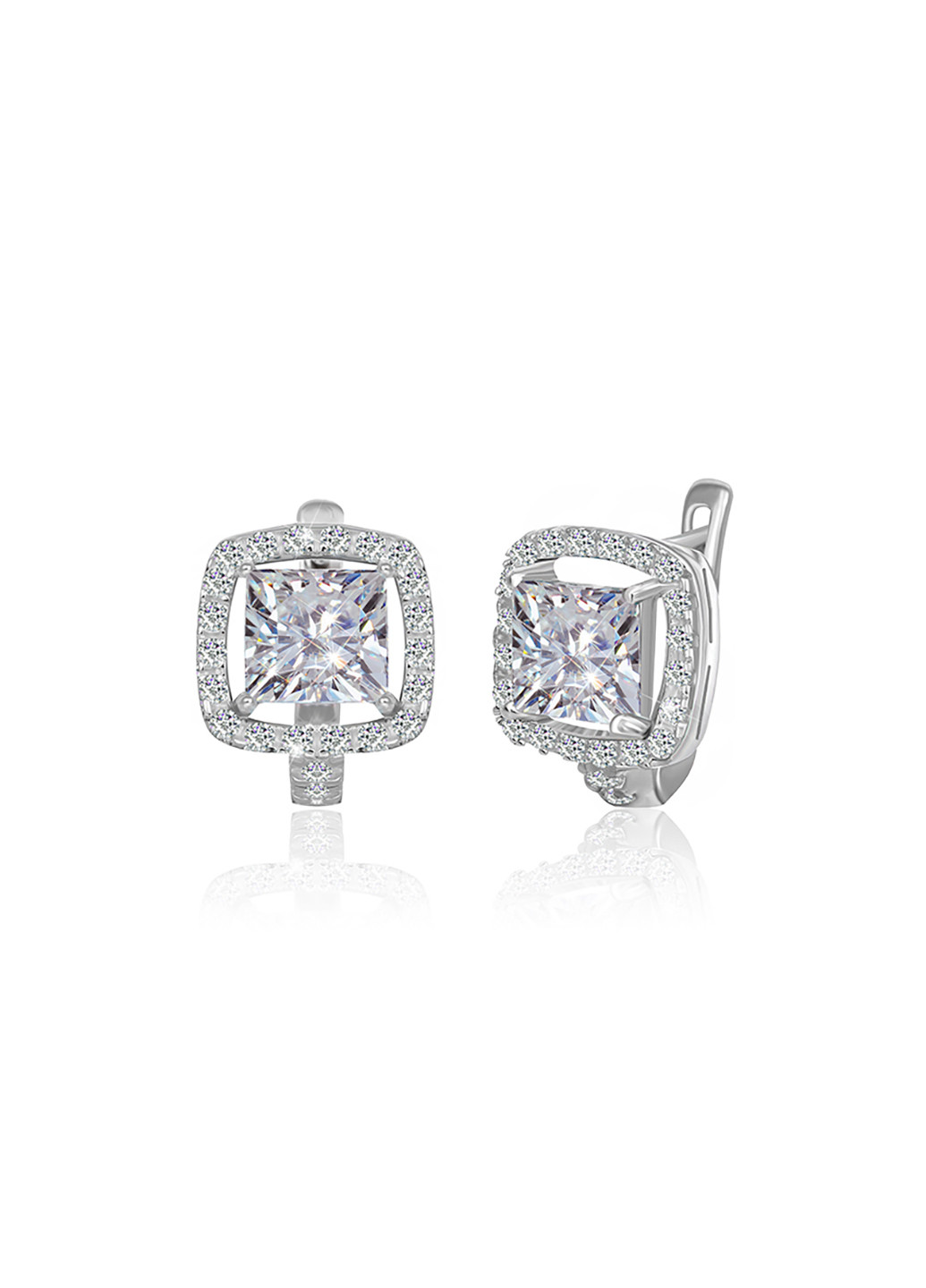 Срібні сережки з фіанітами ск2ф / 405 Silvex925 (201169374)