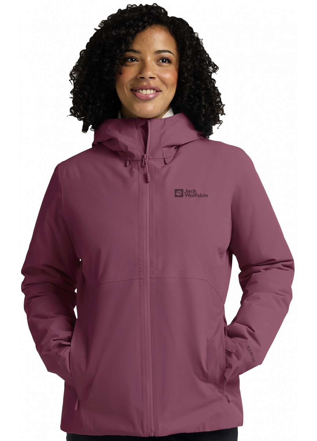 Лілова демісезонна куртка Jack Wolfskin WISPER INS JKT W