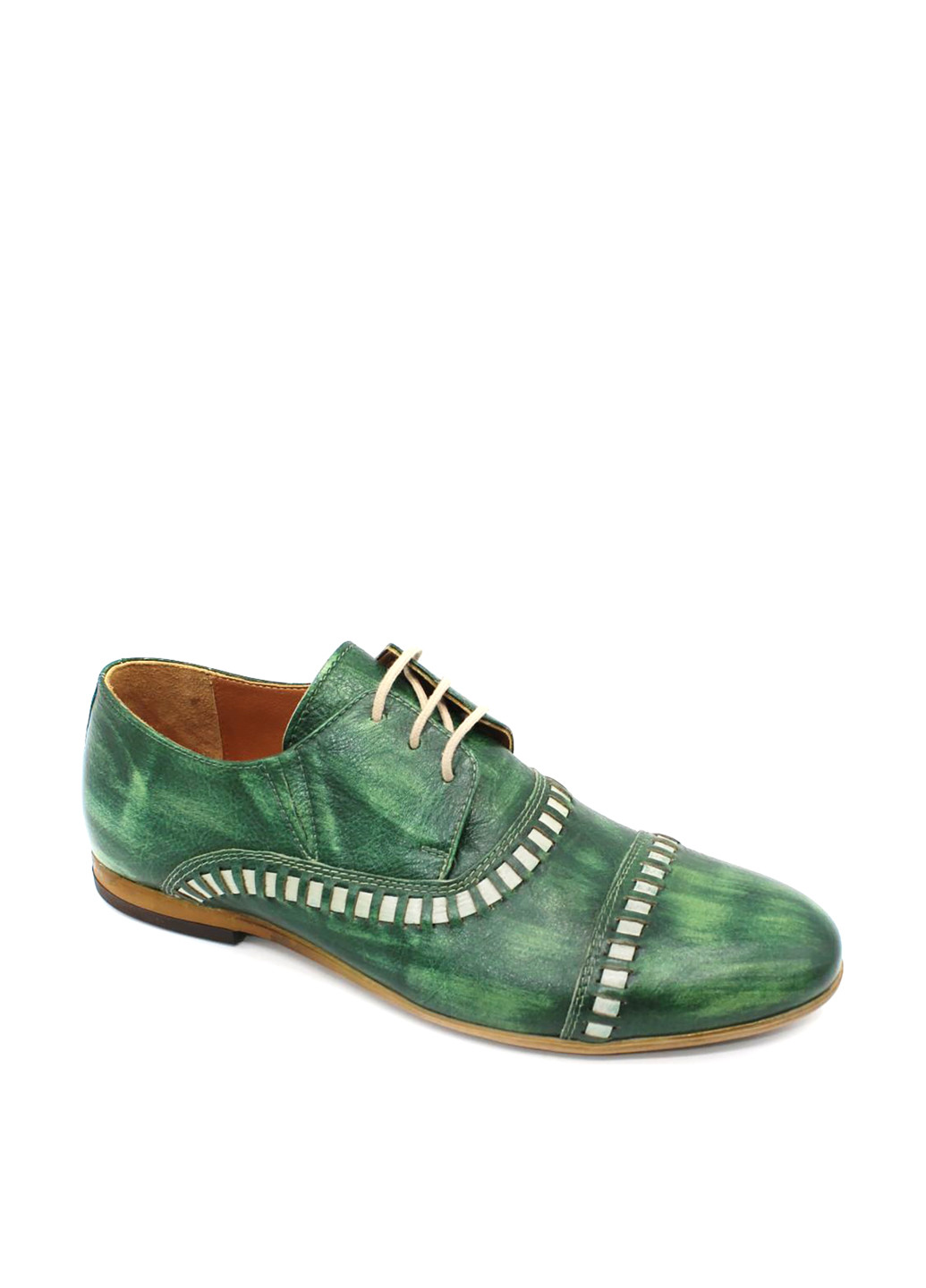 Темно-зеленые кэжуал туфли Rifellini на шнурках