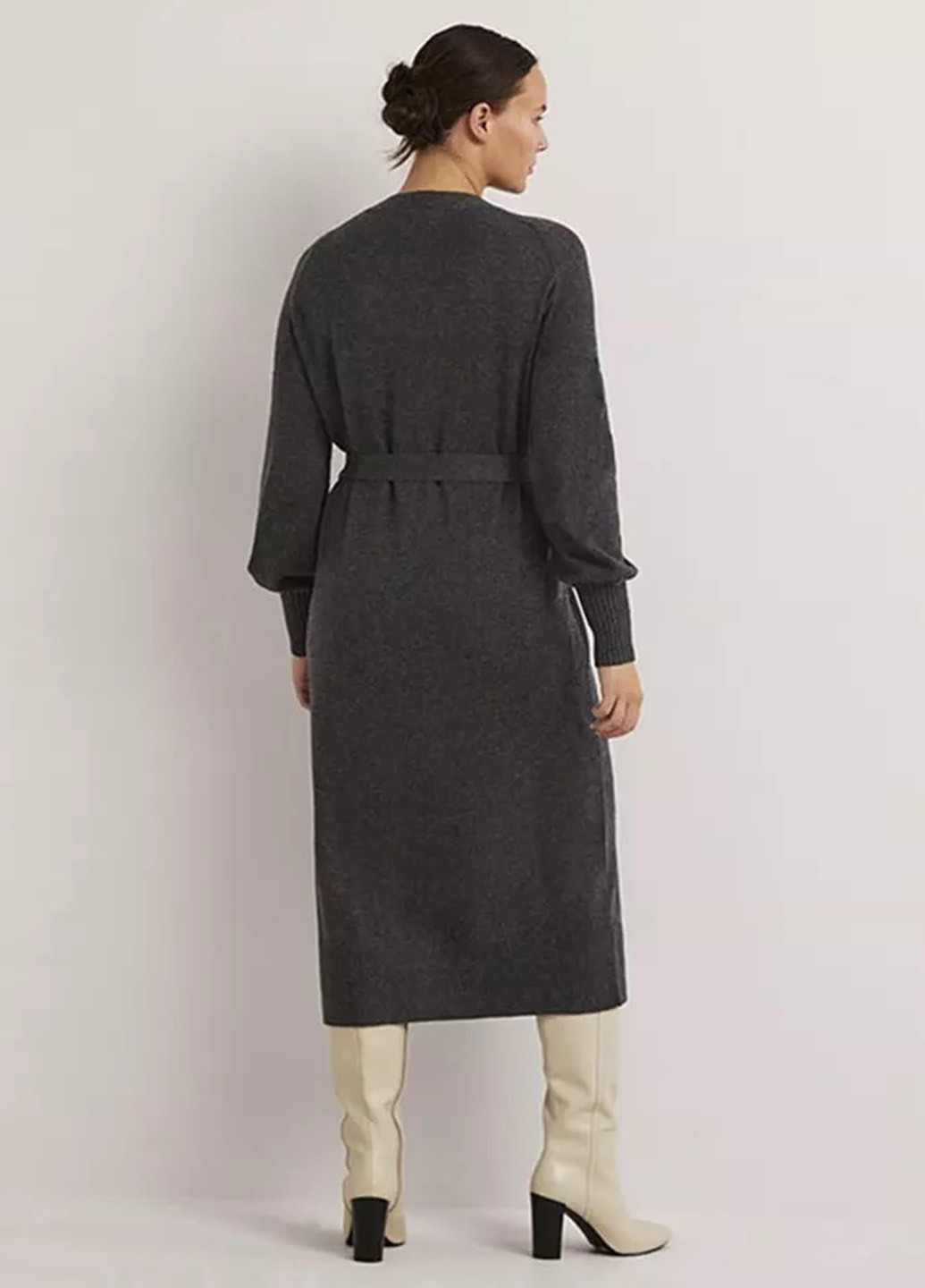 Темно-серое кэжуал платье Boden однотонное