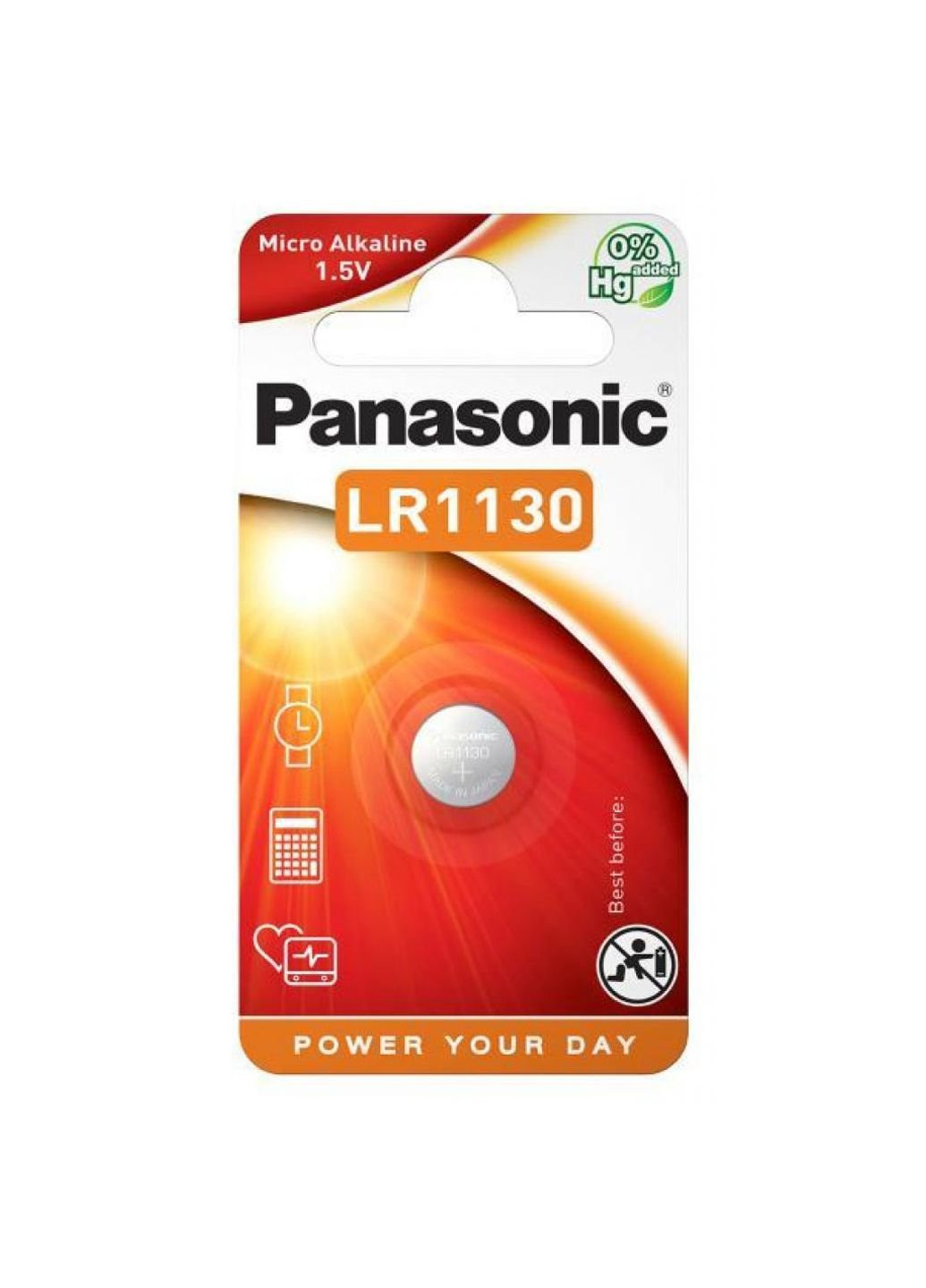 Батарейка LR-1130 (LR-1130EL/1B) Panasonic (251411985)