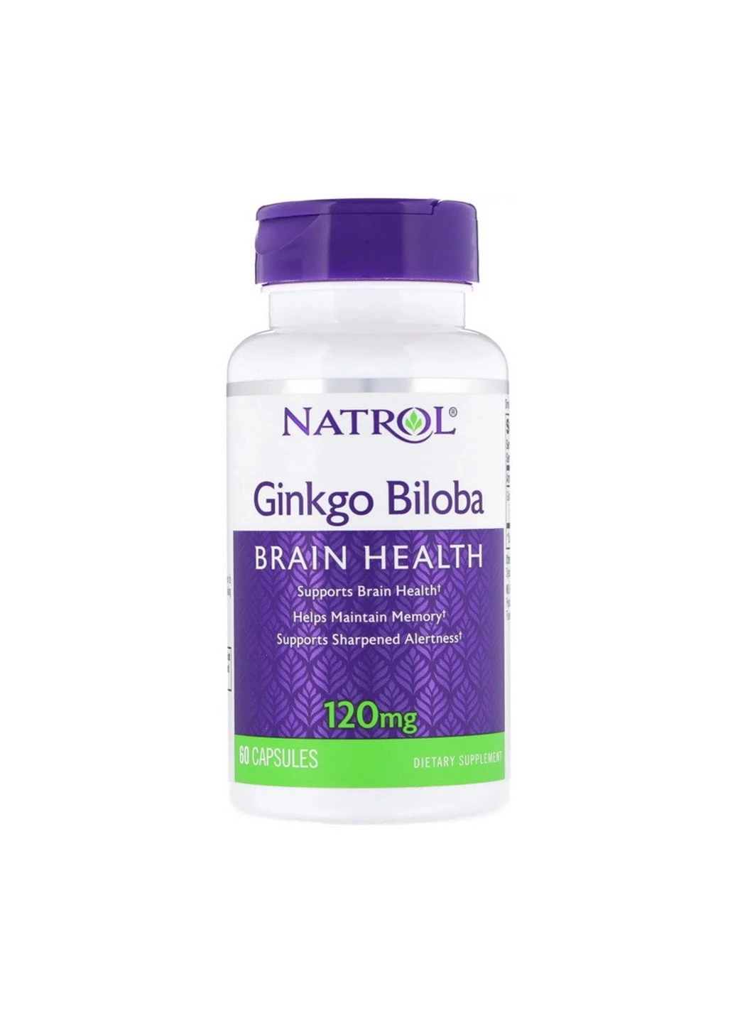 Гинкго билоба Ginkgo Biloba 120 mg (60 капс) натрол Natrol (255408255)