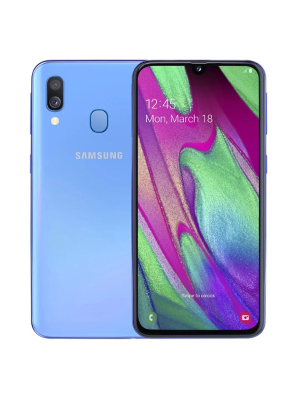Смартфон Samsung Galaxy A40 4/64GB Blue (SM-A405FZBDSEK) синий