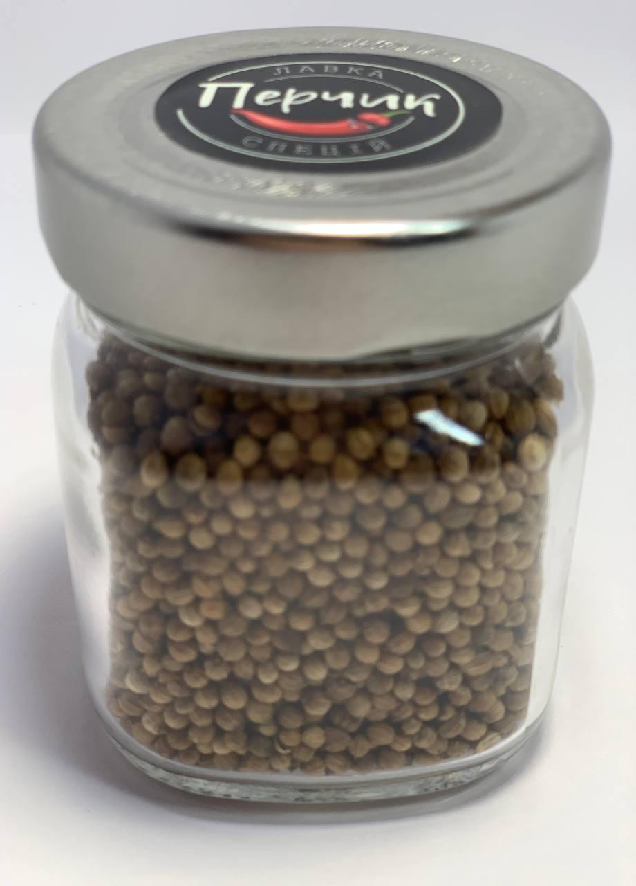 Коріандр зерна 55 грам в скляній банці No Brand (251407357)