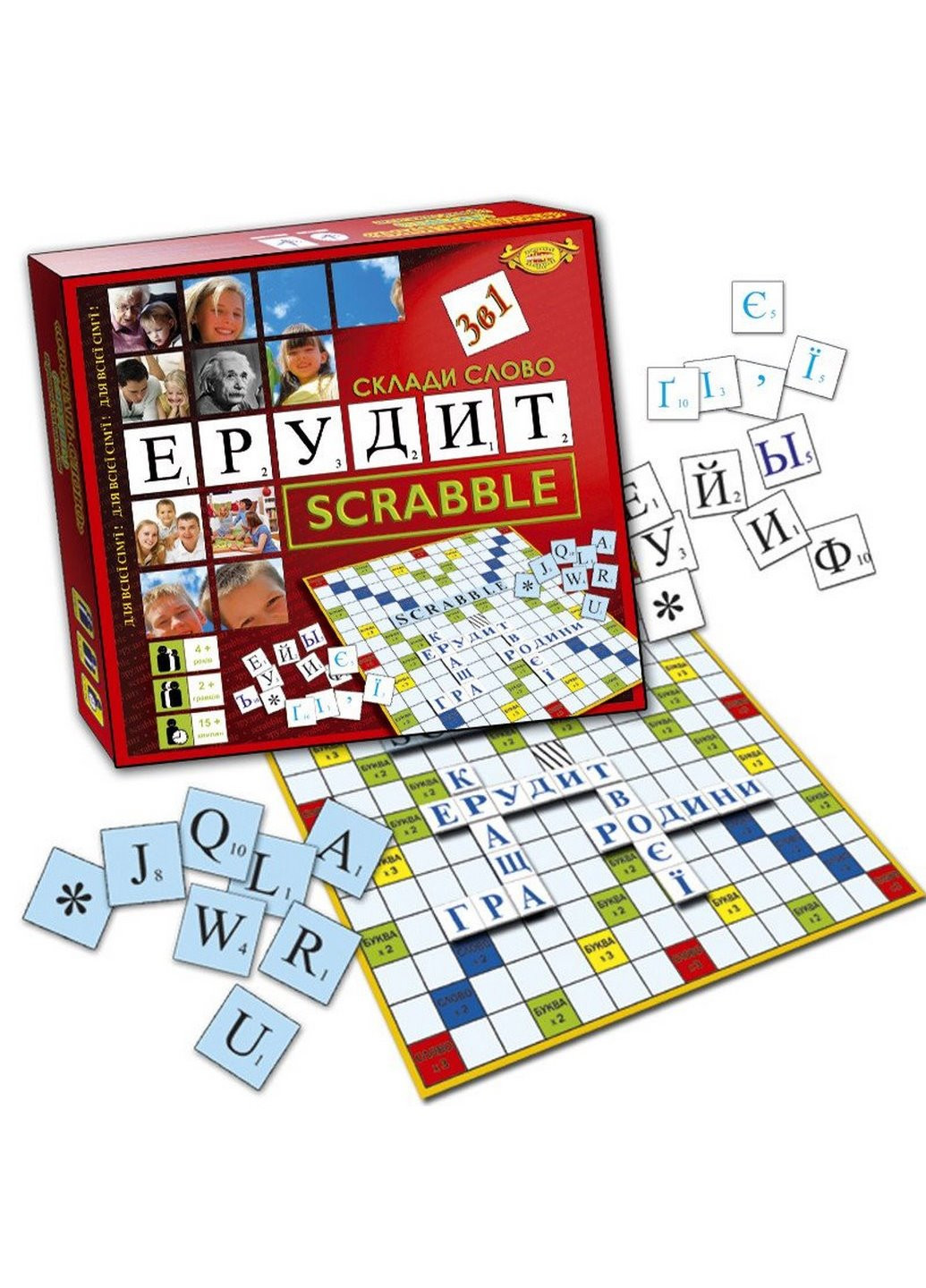 Игра "Составь слово. Эрудит (Scrabble)" MKB0132 Мастер (229211235)