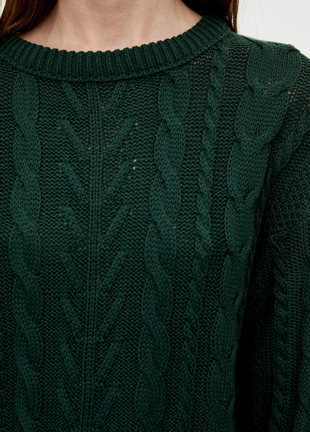 Темно-зелений демісезонний джемпер джемпер Pull & Bear