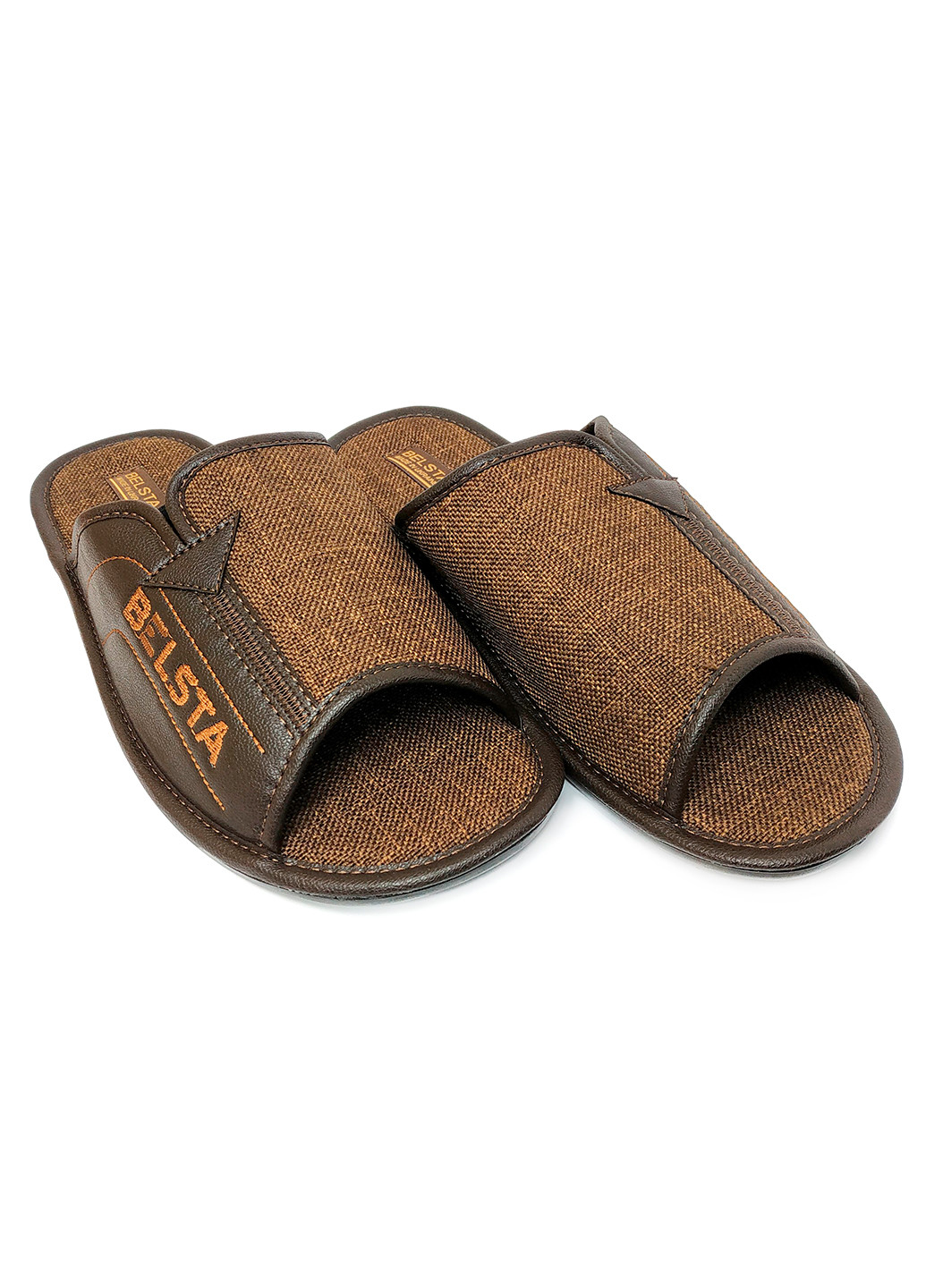 Коричневые тапочки Белста