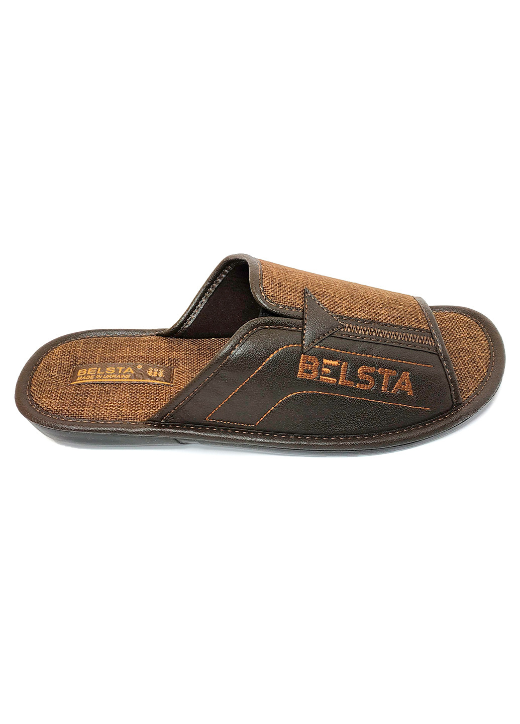 Коричневые тапочки Белста