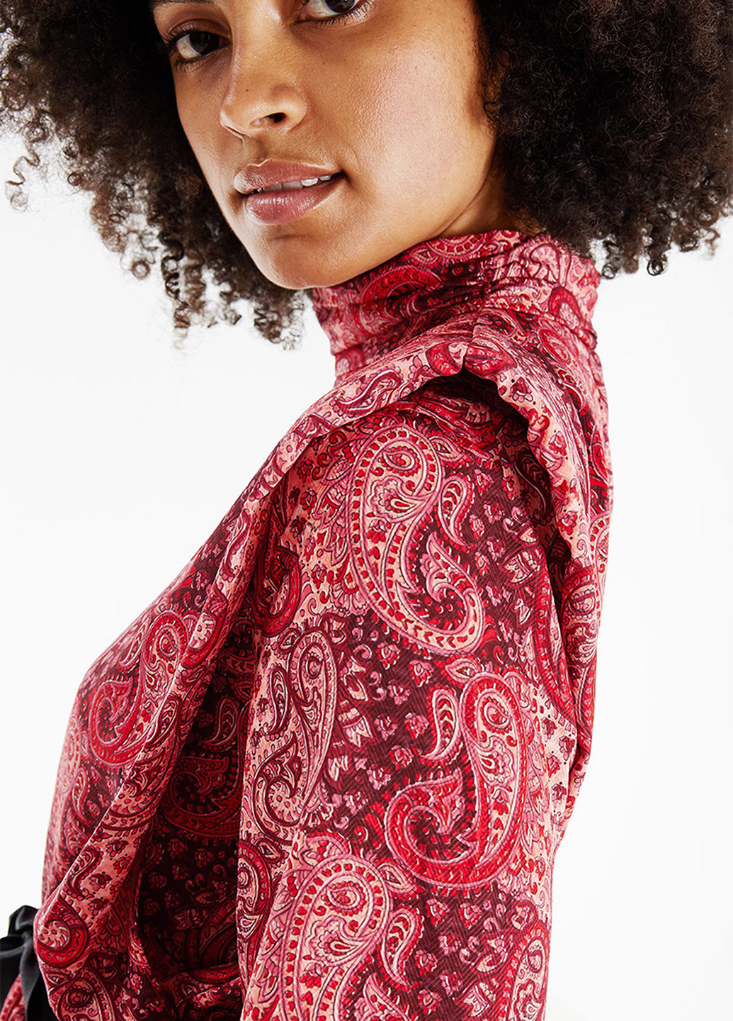 Красное кэжуал платье платье-водолазка Mexx турецкие огурцы