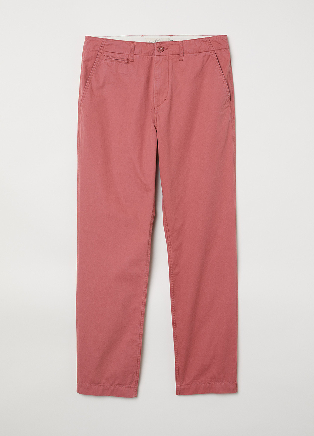 Розовые кэжуал демисезонные чиносы брюки H&M