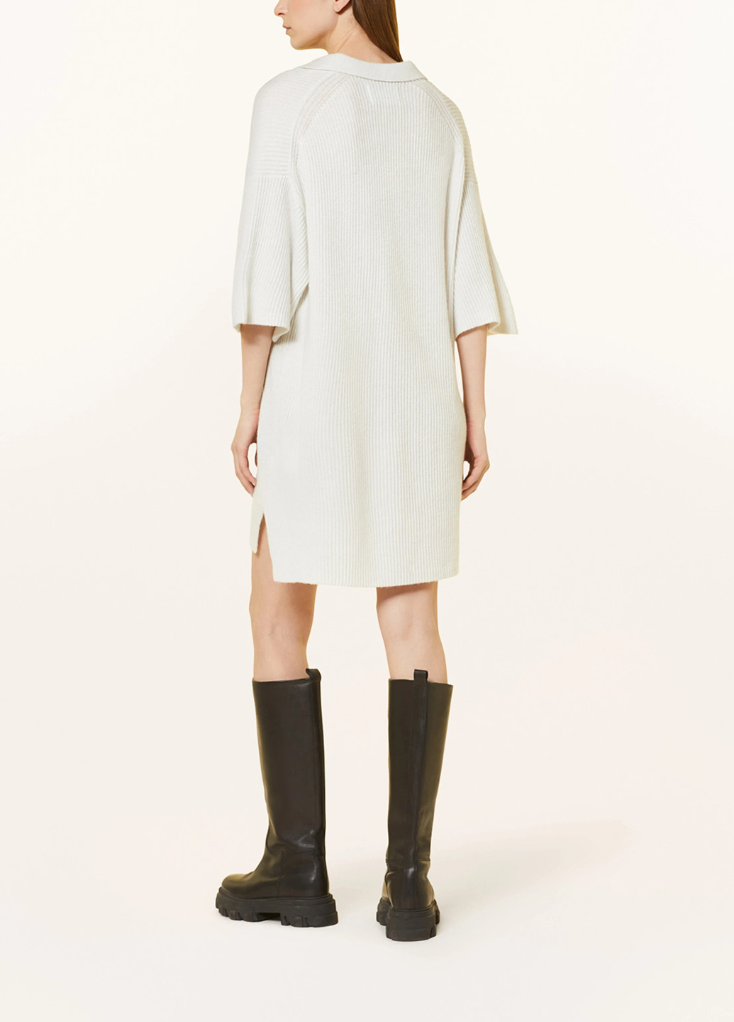 Молочна кежуал сукня сукня светр Calvin Klein однотонна