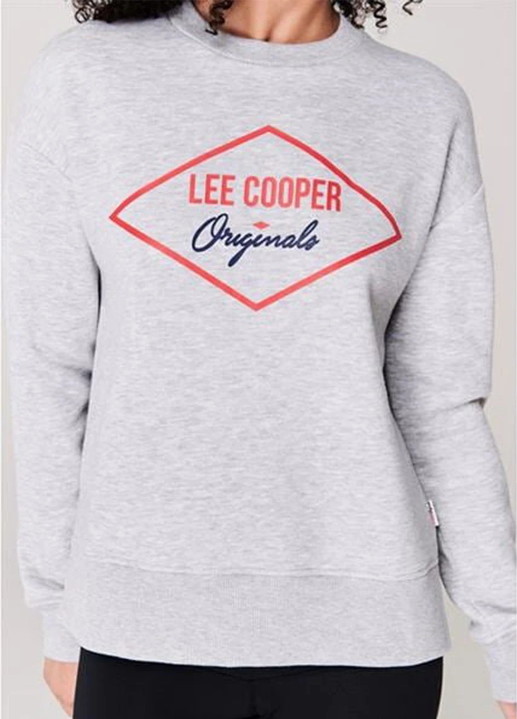 Світло-сірий світшот Lee Cooper малюнок (163087989)