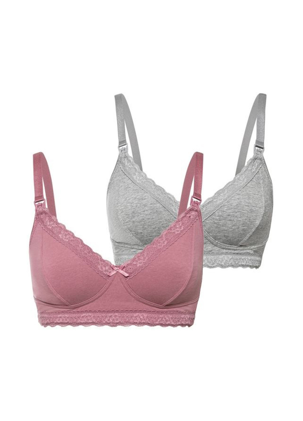 Комбінований бюстгальтер для годуючих (2 шт.) Esmara без кісточок бавовна