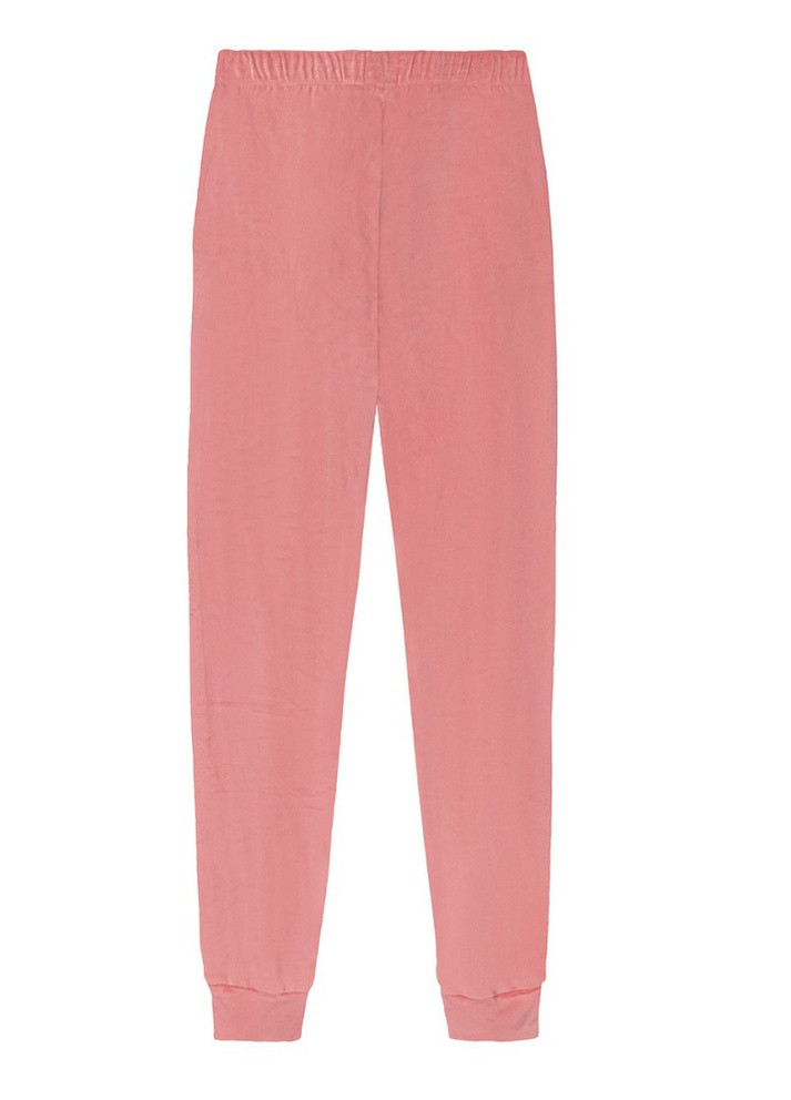Розовая всесезон женская велюровая пижама Esmara