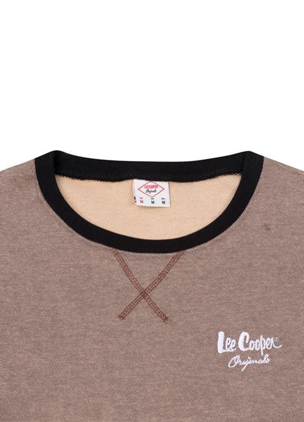 Кофейный свитшот Lee Cooper логотип (142629619)