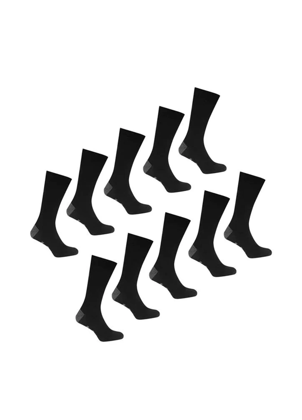 Чёрные носки (10 пар) Lee Cooper логотипы (175781990)