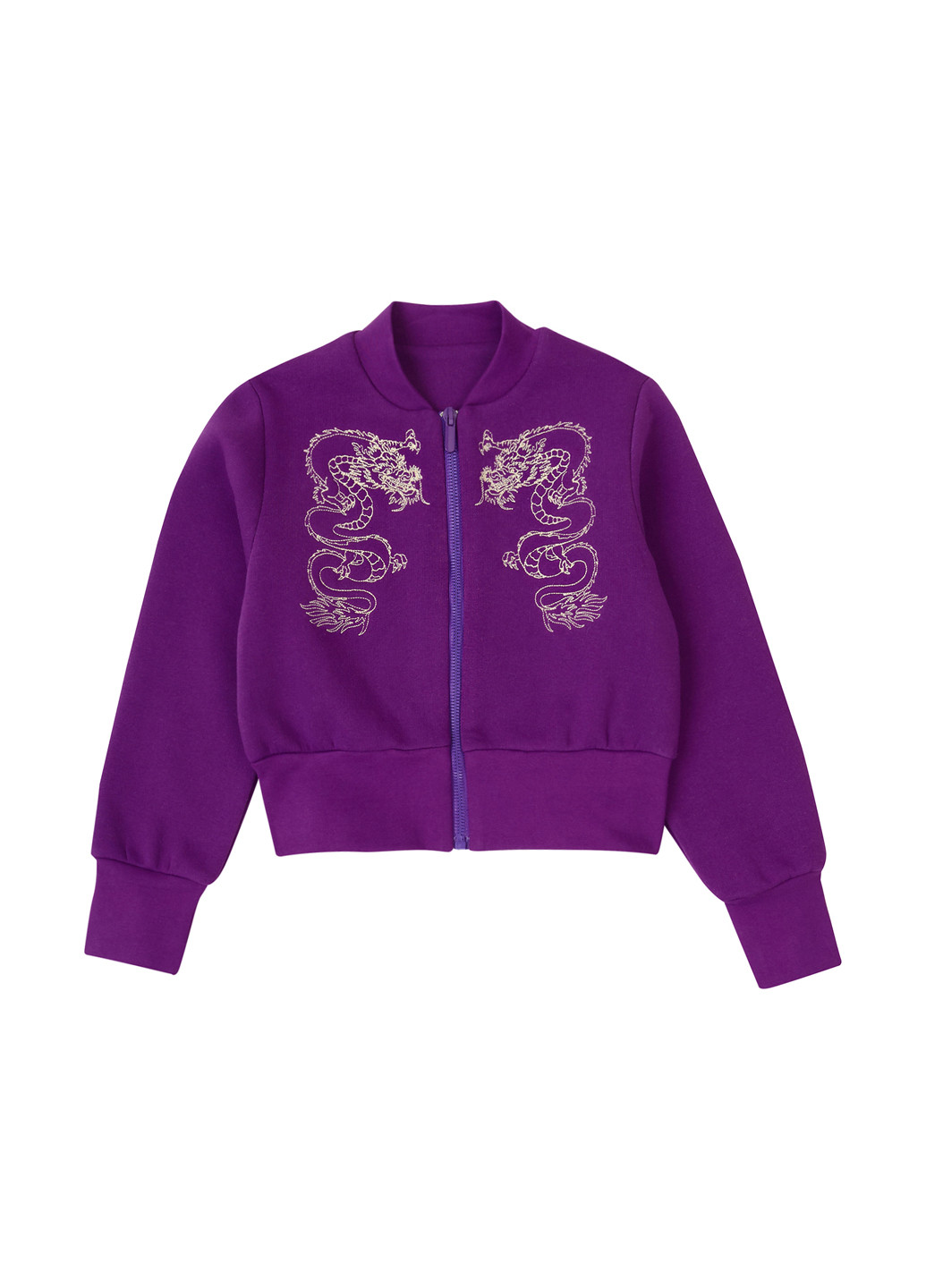 Фіолетовий демісезонний Бомбер O! clothing