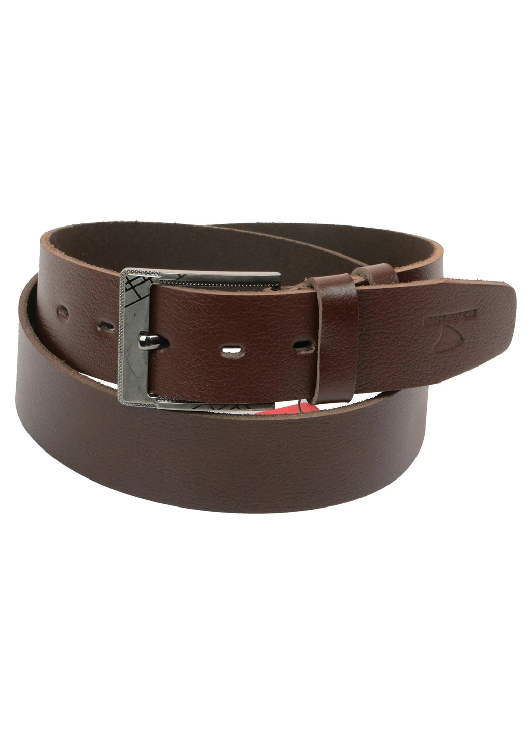 Мужской кожаный ремень 121-141х4,5 см Skipper (252412452)