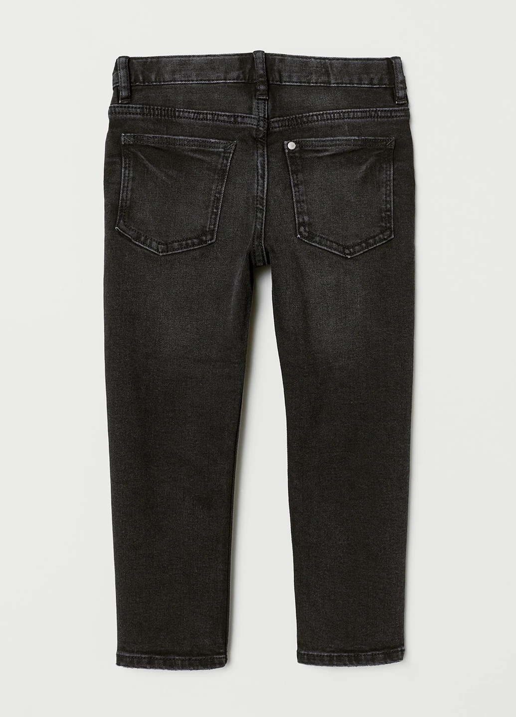 Черные демисезонные слим джинсы H&M