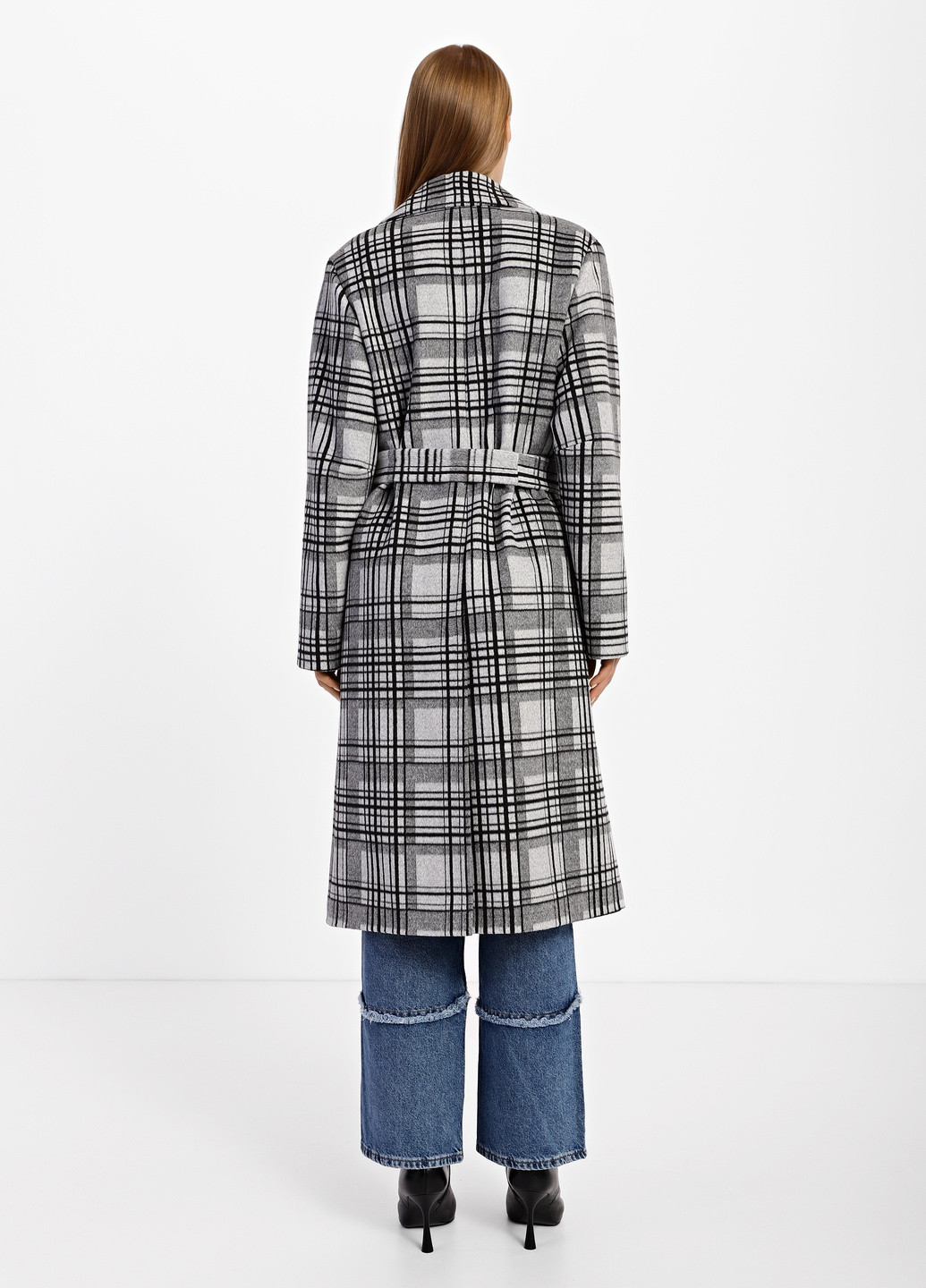 Серое демисезонное ПАЛЬТО ДЕМИСЕЗОННОЕ DANNA