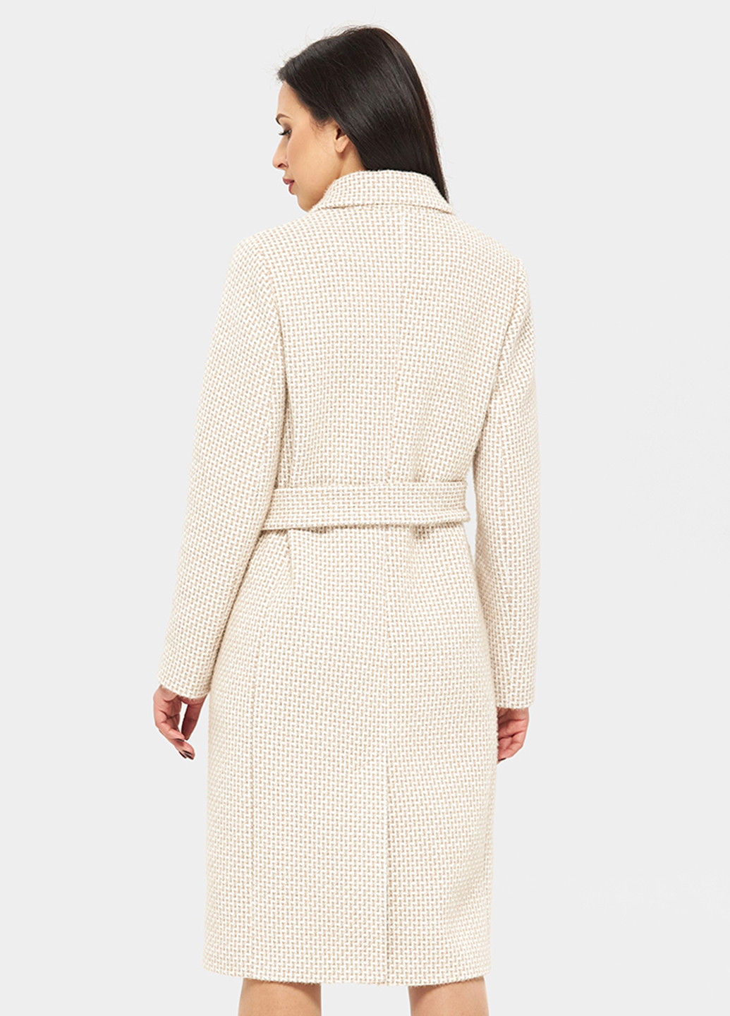 Бежеве демісезонне Пальто двобортне DANNA