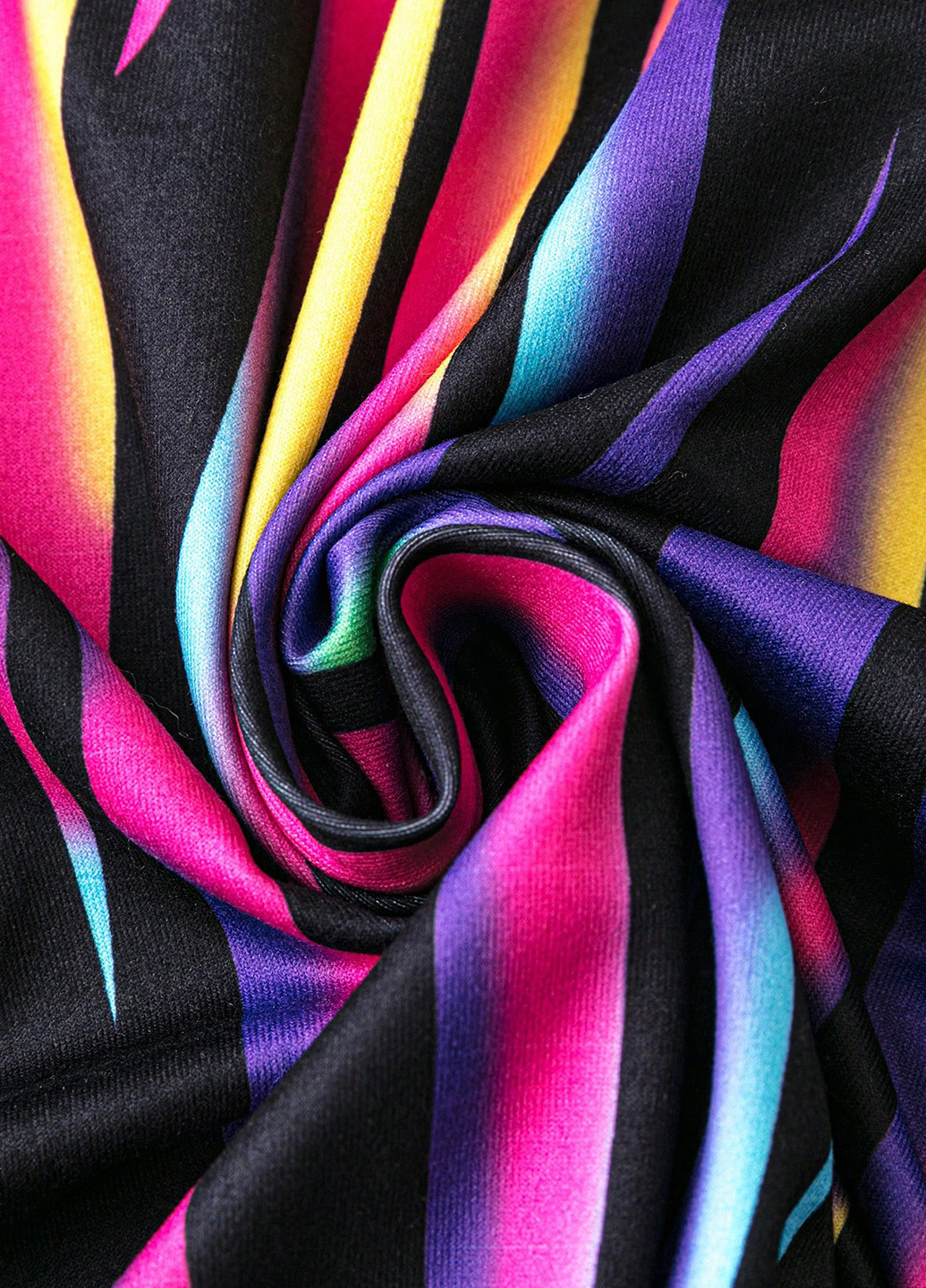 Комбинированное кэжуал платье а-силуэт SHEIN в полоску