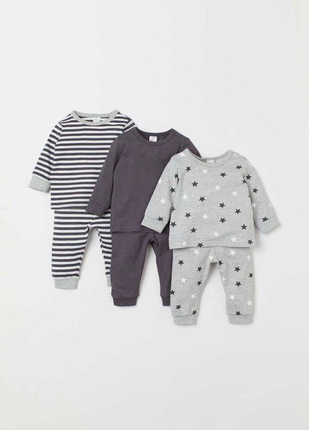 Графитовые кэжуал демисезонные брюки H&M