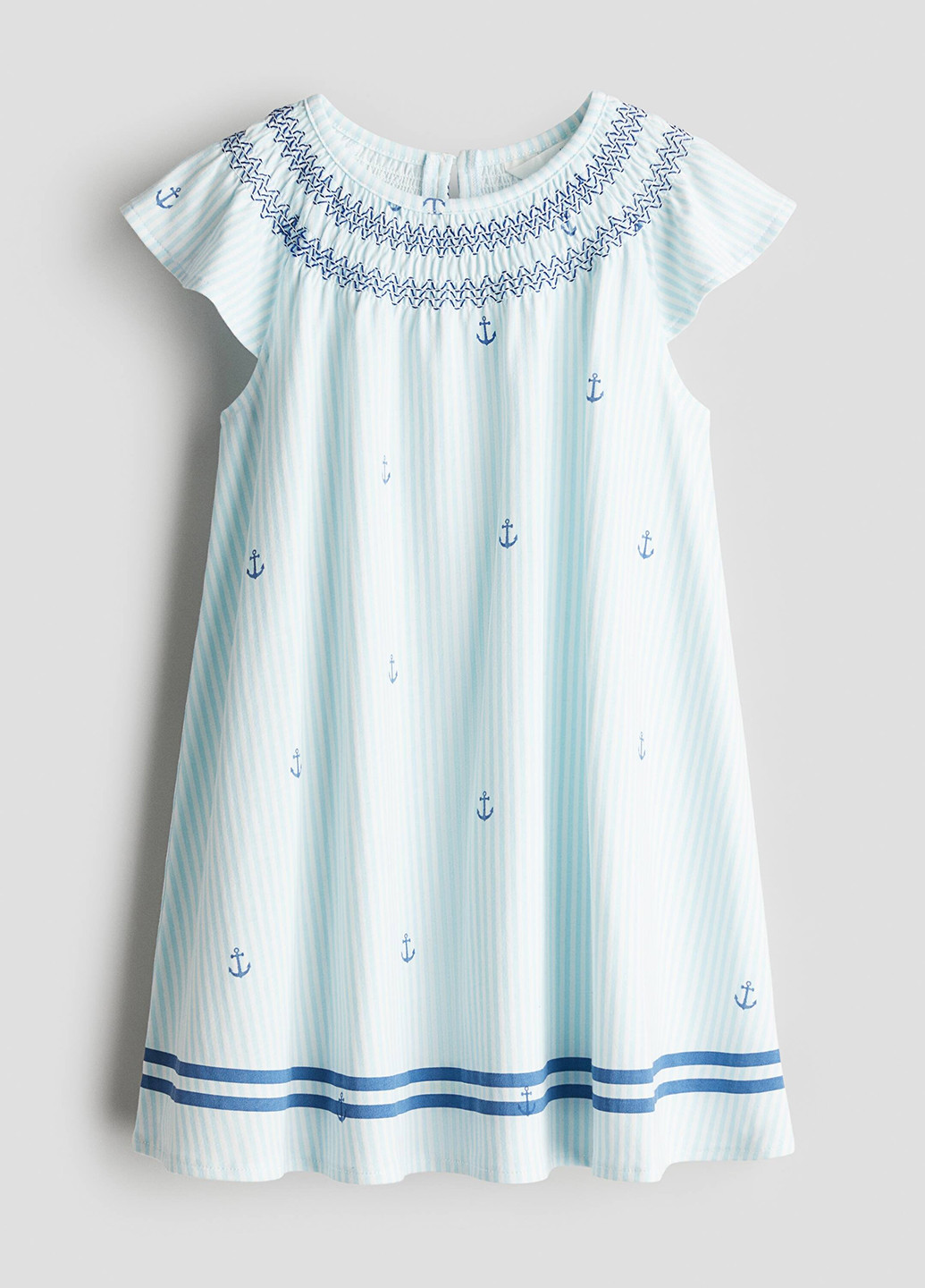 Голубое платье H&M (354516109)