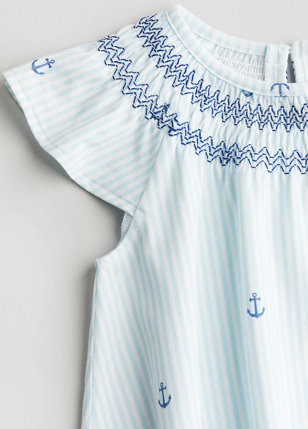 Голубое платье H&M (354516109)