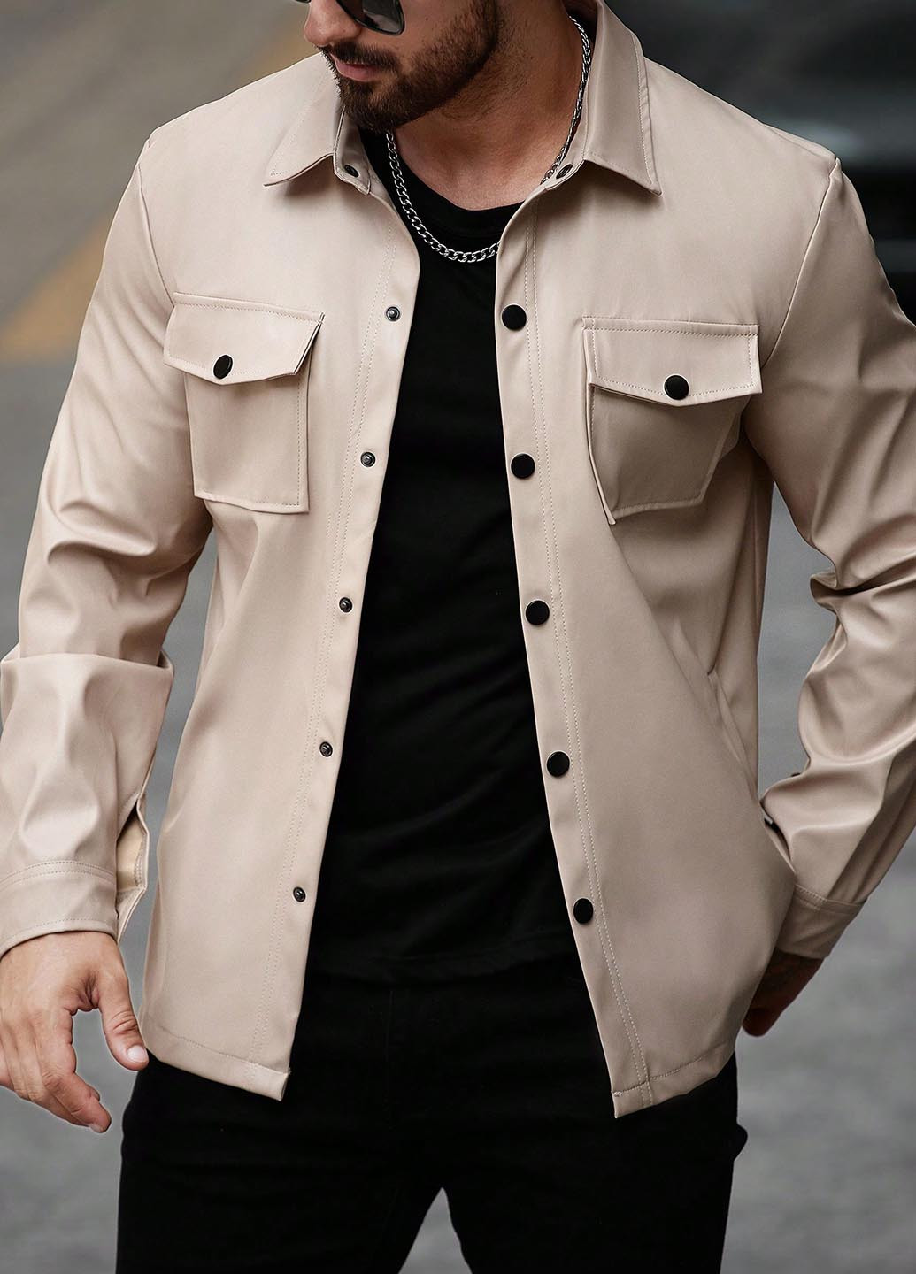 Куртка-сорочка SHEIN (346396569)