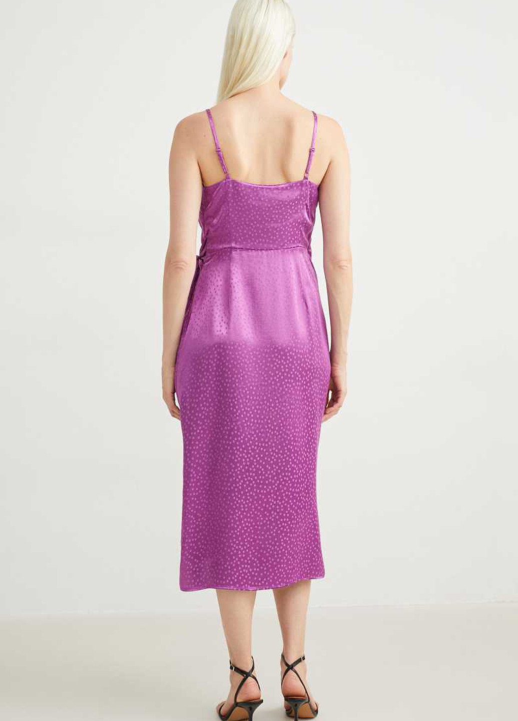 Темно-фіолетова кежуал сукня сукня-комбінація C&A однотонна