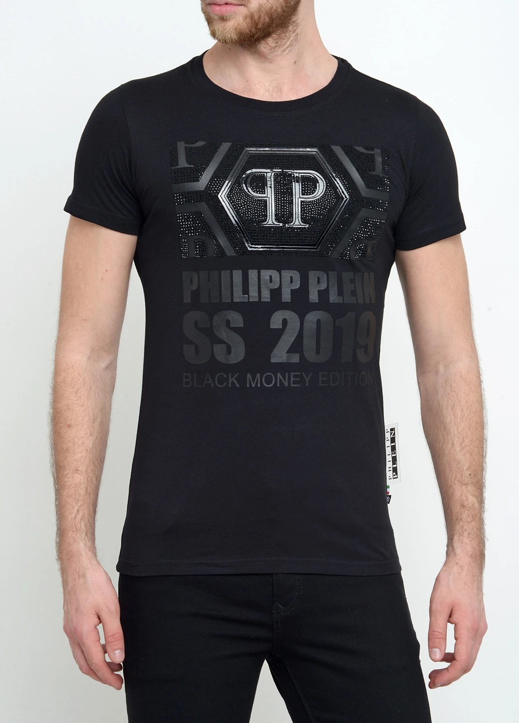 Чорна футболка Philipp Plein